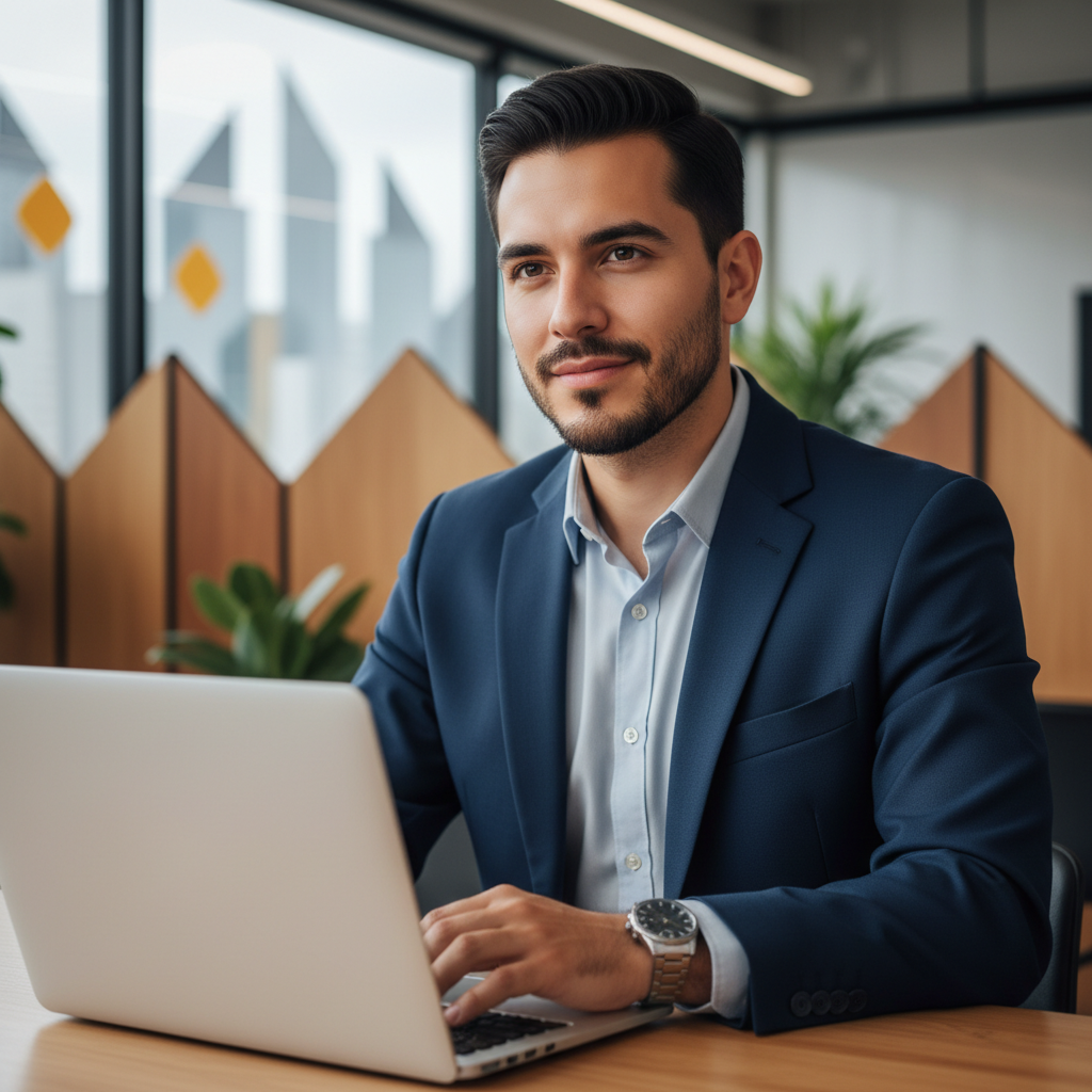 Retrato de Javier, profesionista